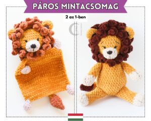 Oroszlán horgolásminta csomag